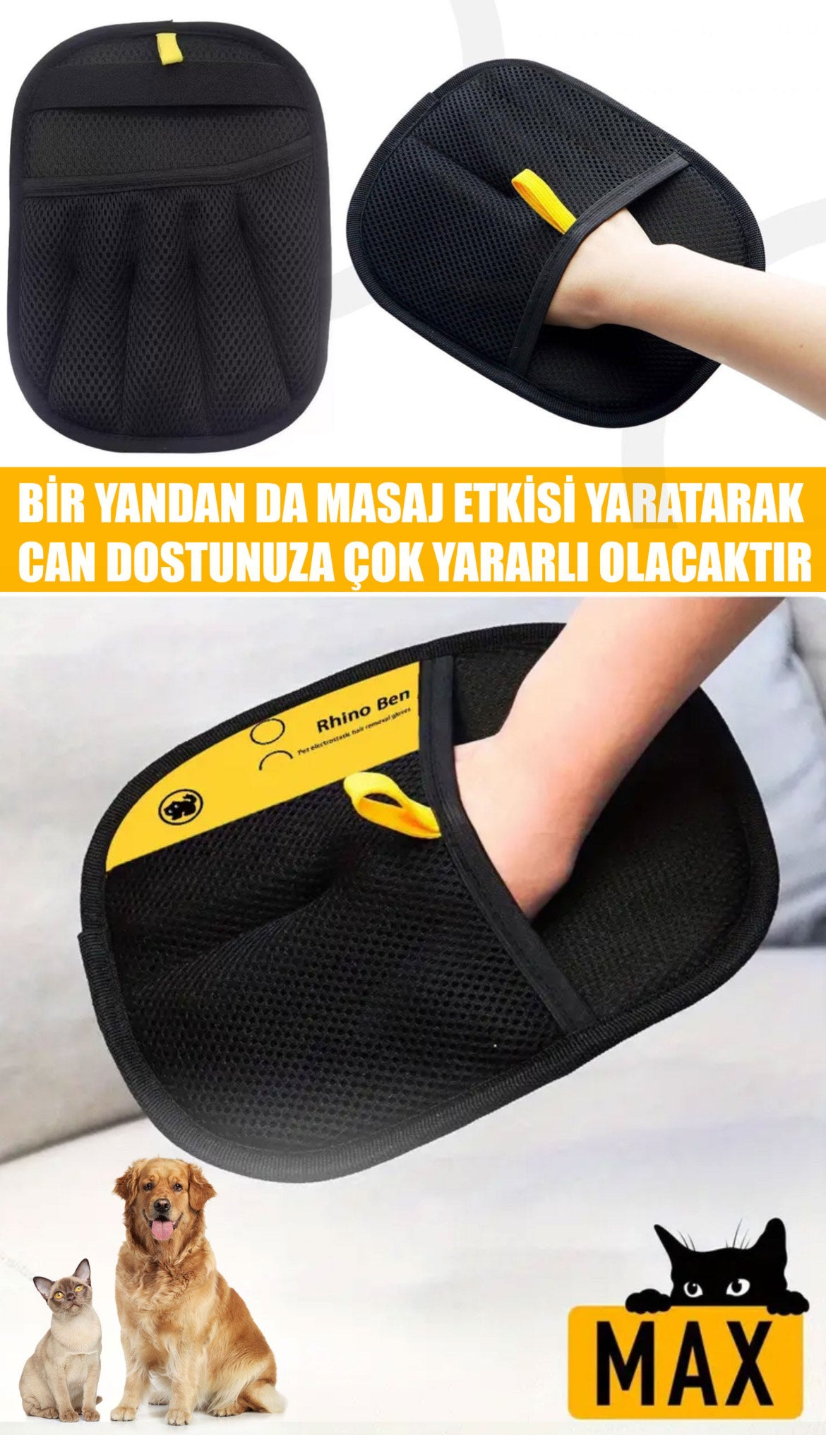 Armoni Tüy Toplama Eldiveni 🧤